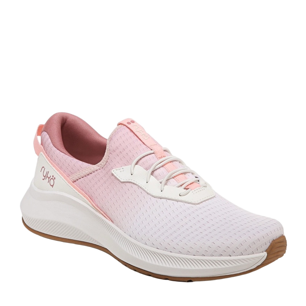 Ryka Women's Ferocity Slip-On Sneakers - Pink and White size 6 NWOT